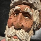 Vintage Wooden Santa Claus Head Ornament Folk Art  Old World PJ Driscoll  1995 — photo 8
