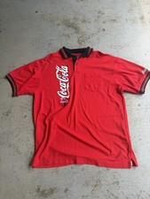 Vtg Made In USA Coca - Cola Promo Polo - Sz - L