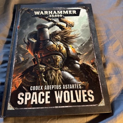 2018 Warhammer 40,000 40K Space Wolves Hardcover Book, Pre-Owned