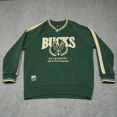 Milwaukee Bucks Sweatshirt NBA Logo Size Small Made in China