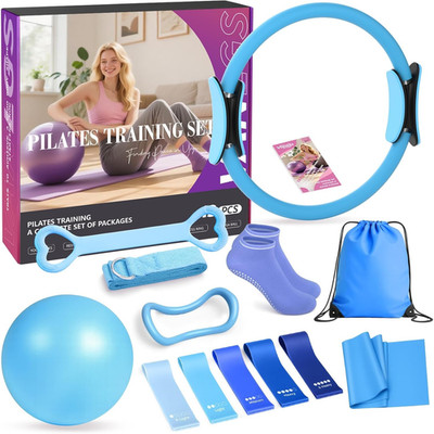 Pilates Kit 13 Stück Home Essentials Workout Kit Mit 13'' Ring 10'' Ball Und Wider