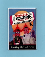 WRIGLEY'S CHEWING GUM *2x3 FRIDGE MAGNET* JUICY FRUIT SPEARMINT DOUBLEMINT EXTRA