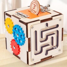 Activity Cube Learning Toy Busy Box