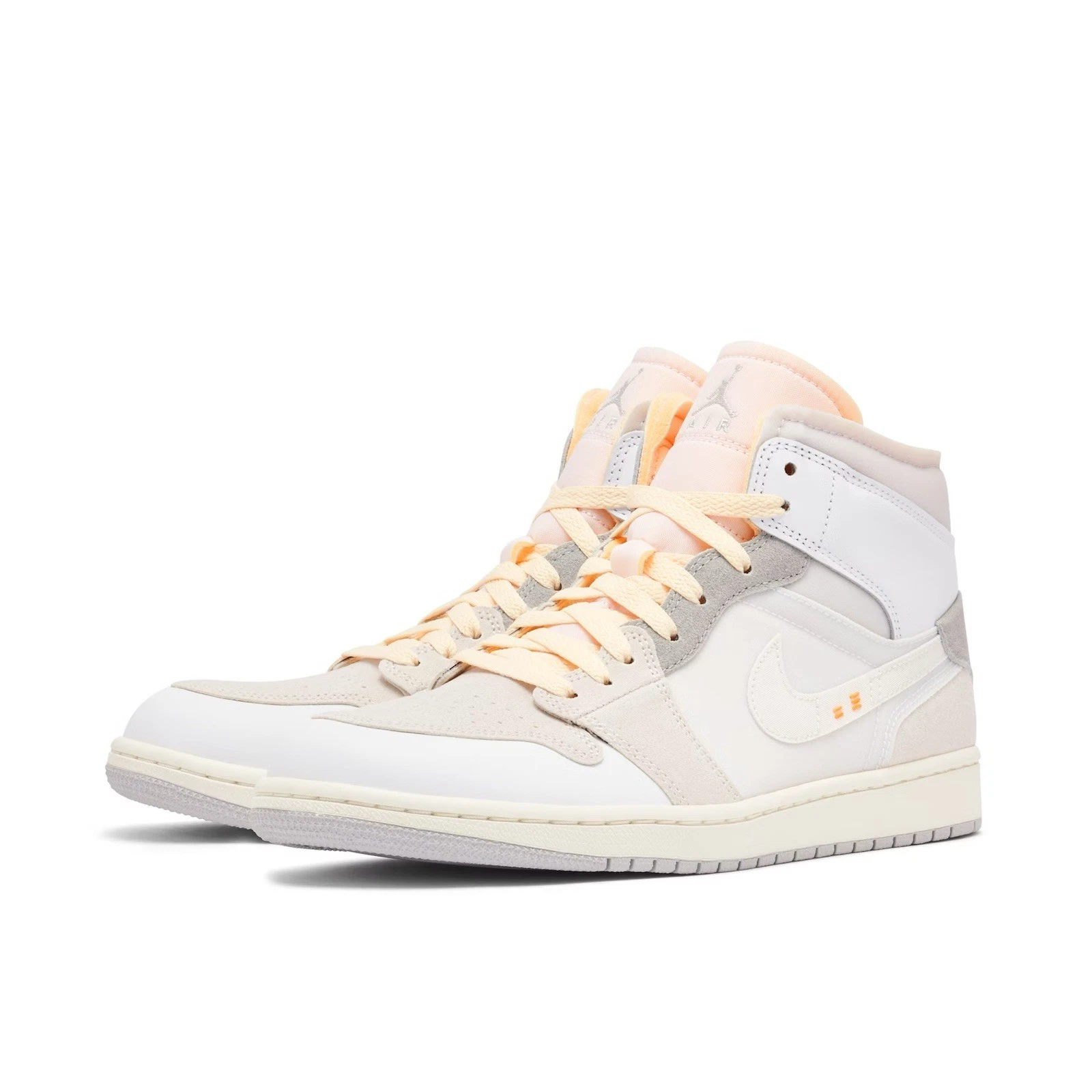 UK 7 Nike Air Jordan 1 Mid SE Craft bianco grigio neutro fantasma dentro e fuori