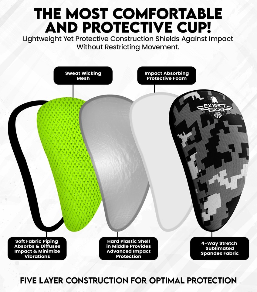 Exxact Sports Baseball/Softball Chest Guard Padded