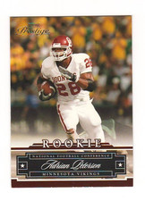 2007 Playoff Prestige #155 Adrian Peterson Vikings Rookie NRMT