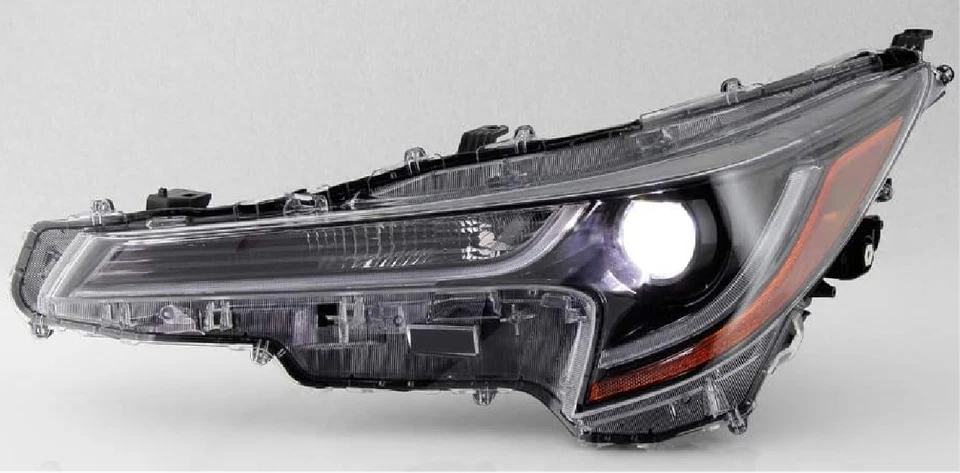 Par de faros izquierda derecha para Toyota Corolla L LE 2020 2021 2022 Base Foto 4 de 4