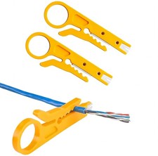 Mini Wire Stripper 3 Pack Network Wire Stripper Punch Down Cutter for Network Wi