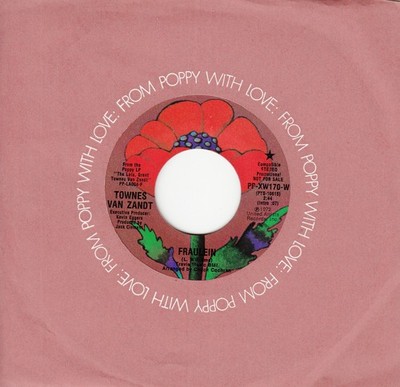TOWNES VAN ZANDT Fraulein / Don't Let the Sunshine Fool You US-Single