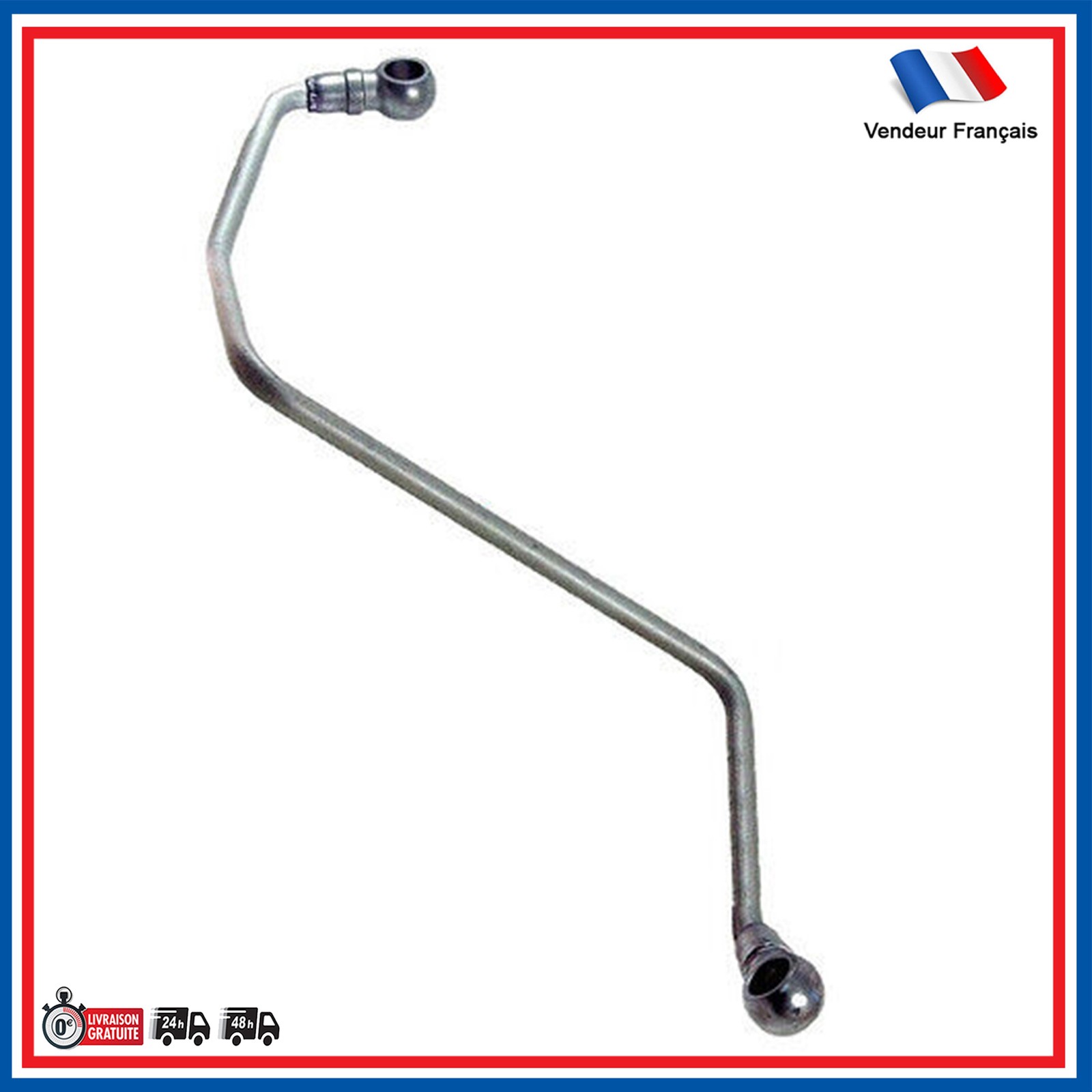Tuyau alimentation turbo 1.6 HDi 90 ch DV6 tube graissage reference 0379.69