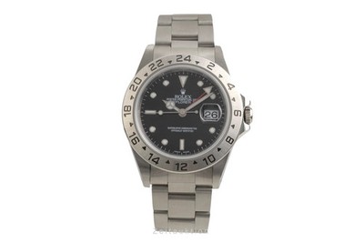 Rolex Explorer II Black Dial Edelstahl Automatik Herrenuhr Ref 16570 A-Serie