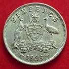 1939 Australia Sixpence — photo from another recent sale