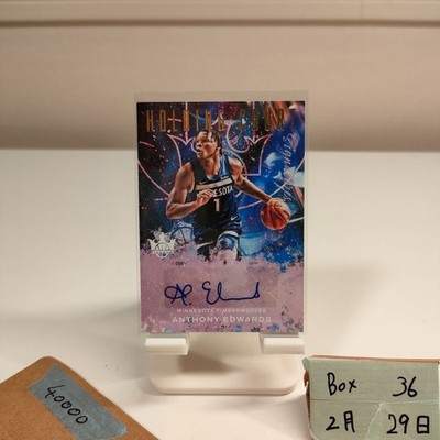 Anthony Edwards 2021 Panini Court Kings Autograph Card 30/75 Minnesota Timberwo
