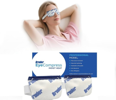 #ad Bruder Moist Heat Eye Compress Professional Model Microwave Activated $9.98