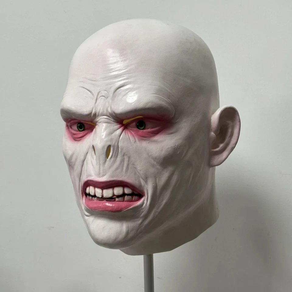 New Harry Potter Masquerade Halloween Latex Lord Voldemort Mask Creepy Party - Image 4 of 4