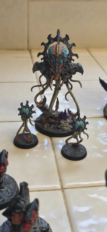 Lote Warhammer 40k Tyranid Completamente Montado Pintado y Basado. 1430 Pts Foto 4 de 4