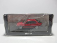 Mini car 1/43 Norev Peugeot 309 GTi 1987 Red Vallelunga Red model car From