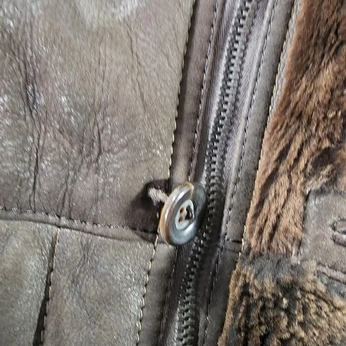 Gimo's Chocolate Brown Super Soft Shearling Jacket 52/L Made In Italy image 4