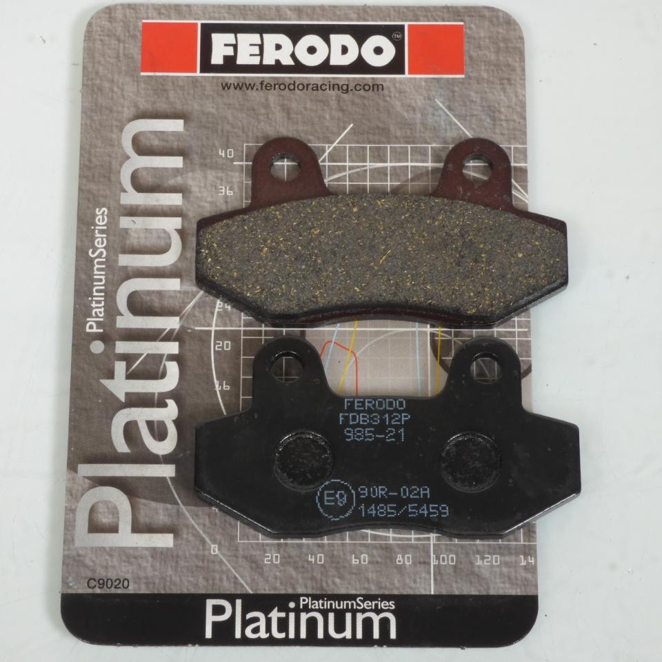 Plaquette de frein Ferodo pour Honda 50 MBX AC05 garniture premium 1987