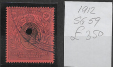 EAST AFRICA & UGANDA PROTECTORATES @ 1912 SG 59 LOW START  @285