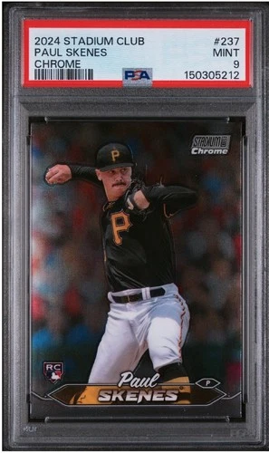 2024 Topps Stadium Club Paul Skenes (RC) Chrome PSA 9