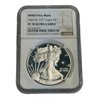 2020 W V75 WWII Privy mark PF70 NGC ULTRA CAMEO American Silver Eagle 5B