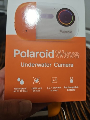 Polaroid Wave Underwater Streaming Camera Orange w/ Cable IE50-NOC - Picture 6 of 7