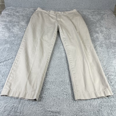 Polo Ralph Lauren Pants Mens 36x32 Beige Chino Business Casual Pockets