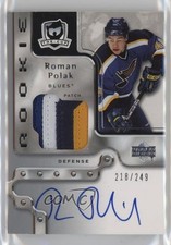 2006-07 Upper Deck The Cup Rookie 218/249 Roman Polak #157 Patch Auto 0bz8