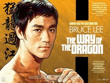 Way of the Dragon 1972 quad poster print 30x40" Bruce Lee Chuck Norris FREE P&P