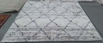 GREY / IVORY 8'-0'' x 8'-0'' Back Stain Rug, Reduced Price 1172791080 FNT886F-8SQ