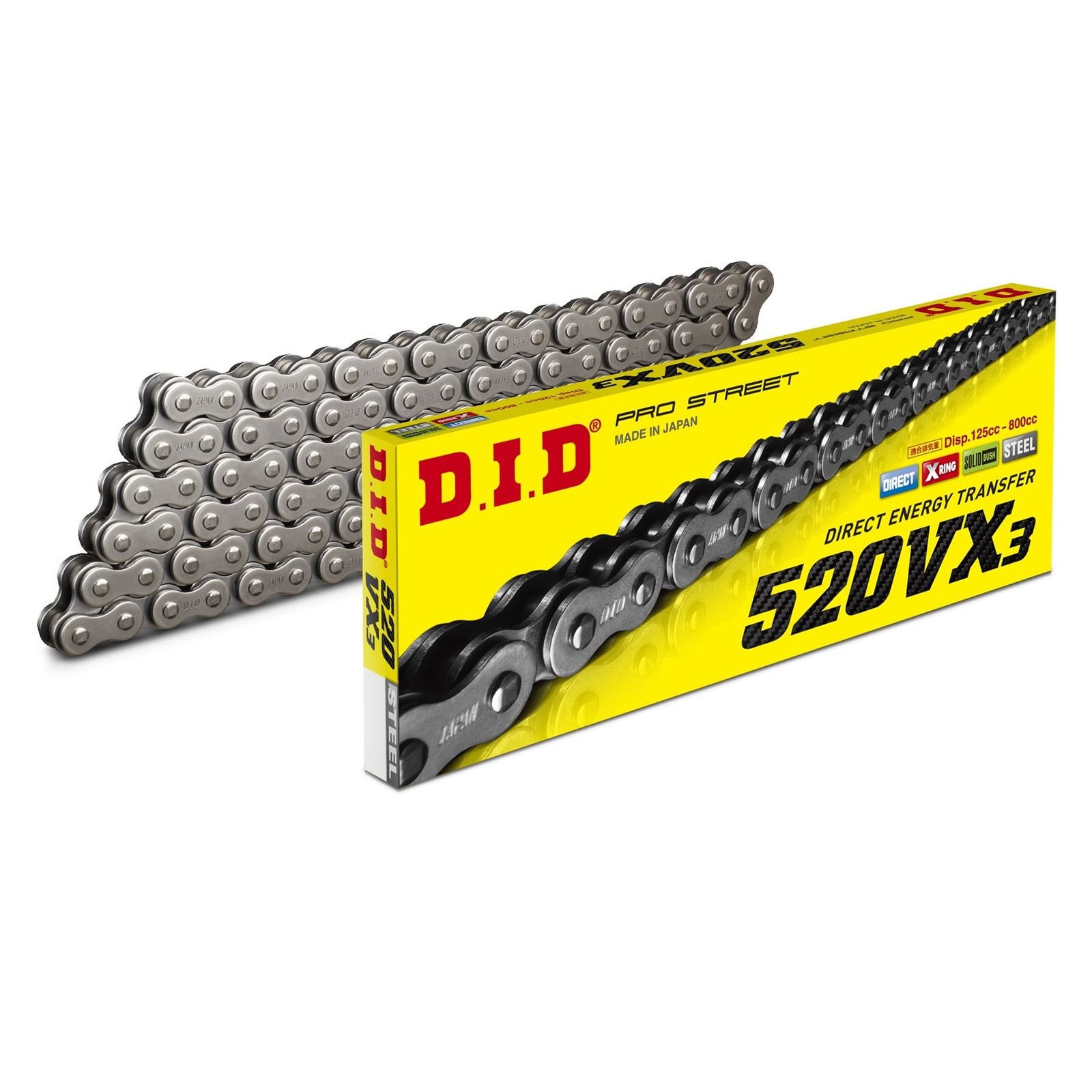 D.I.D. VX X-Ring Chain Black 520-116 KTM 300 MX 1991 - 1994