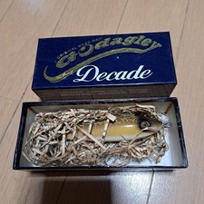 Godagley Decade Wood Topwater Lure with Propeller, Gold Crack Finish
