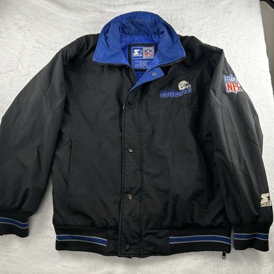Vintage Dallas Cowboys Starter Jacket Mens XS Black 90s NFL