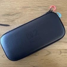 Nintendo Official Switch 2 Carrying Case Zip Pouch Black ~ Case Only