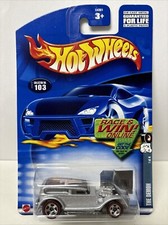 2002 HOT WHEELS SILVER THE DEMON REDLINES 1/4 COLLECTOR'S NO. 103