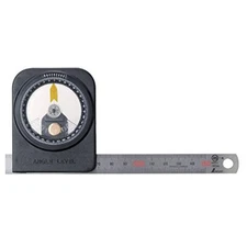 SHINWA SOKUTEI Angle Level with 15cm Stainless Steel Rule A-150 78997 ABS NEW