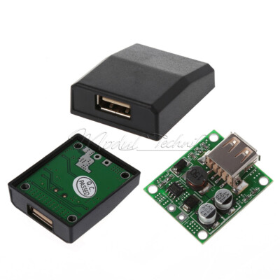 5V 2A Solar Power Bank Panel USB Charge Voltage Controller Regulator Black Shell