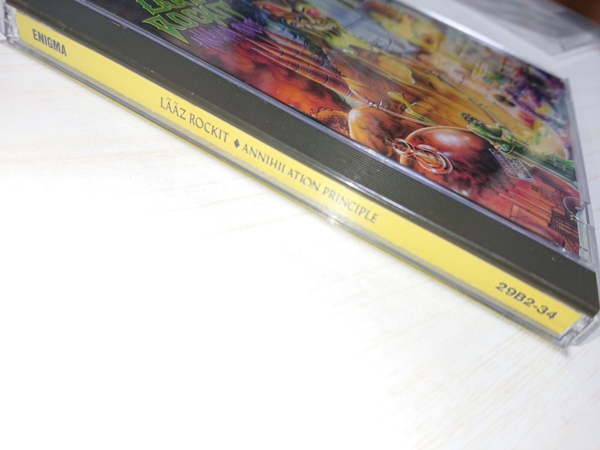 LAAZ ROCKIT - ANNIHILATION PRINCIPLE JAPAN CD OBI PROMO rare
