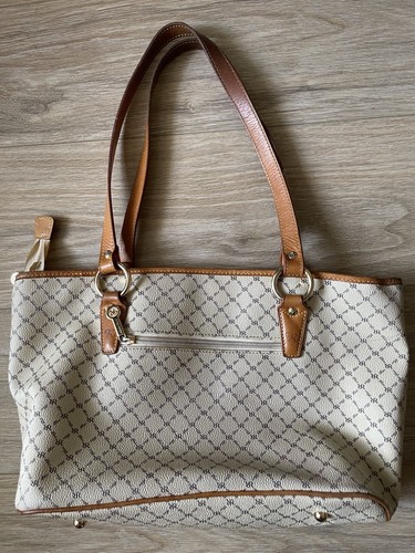 Rioni Georgina Everyday Tote Beige Brown Leather Shoulder/ Handbag - Picture 7 of 9