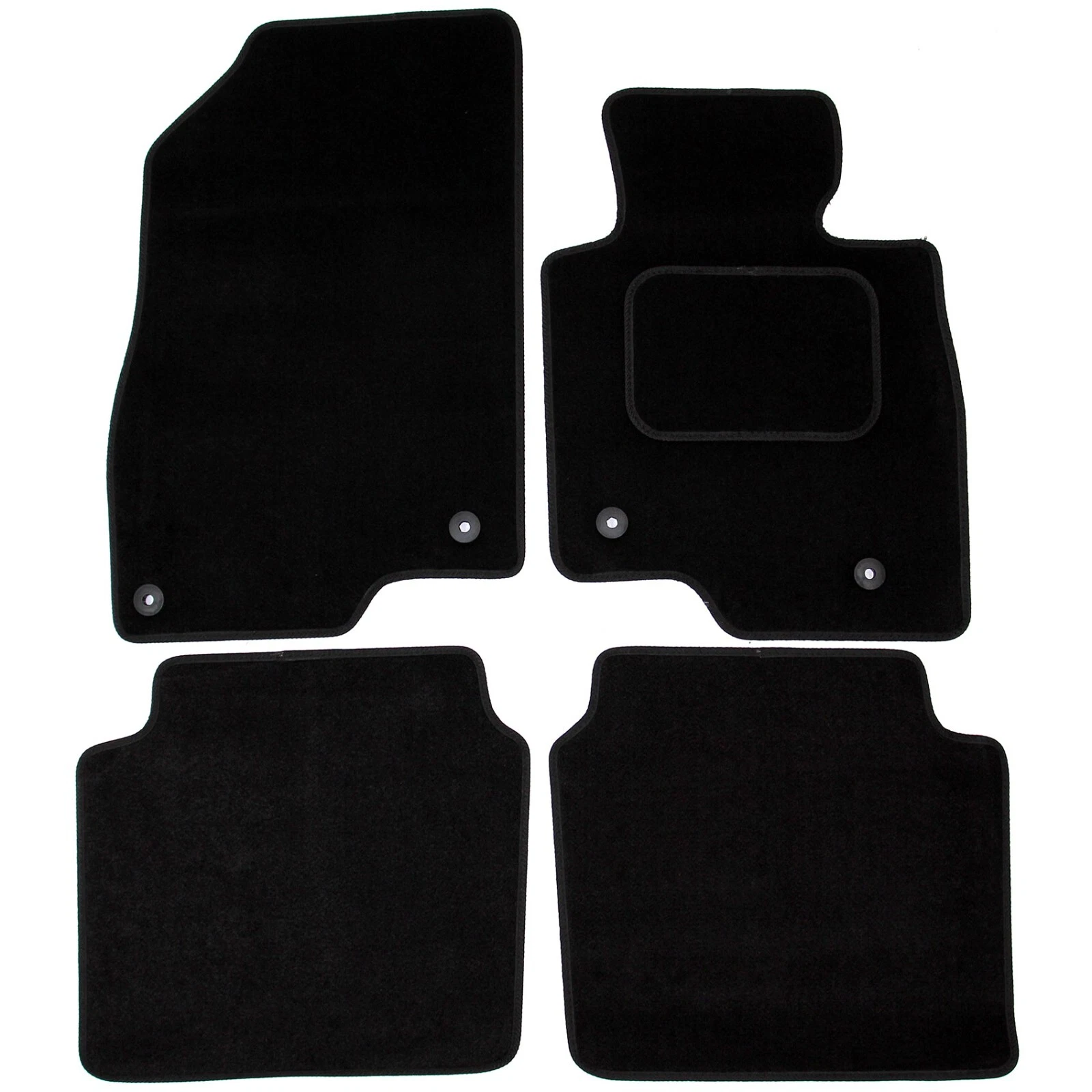 Mazda 6 2013 Onwards Tailored Carpet Car Mats Black 4pc Set