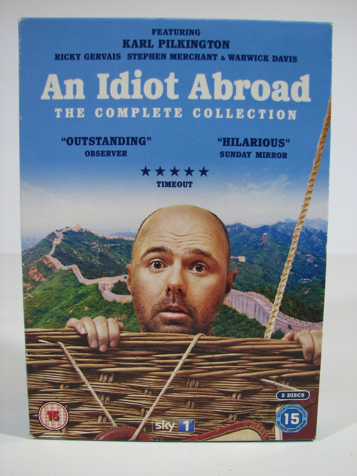 An Idiot Abroad: The Complete Collection DVD. REGION 2