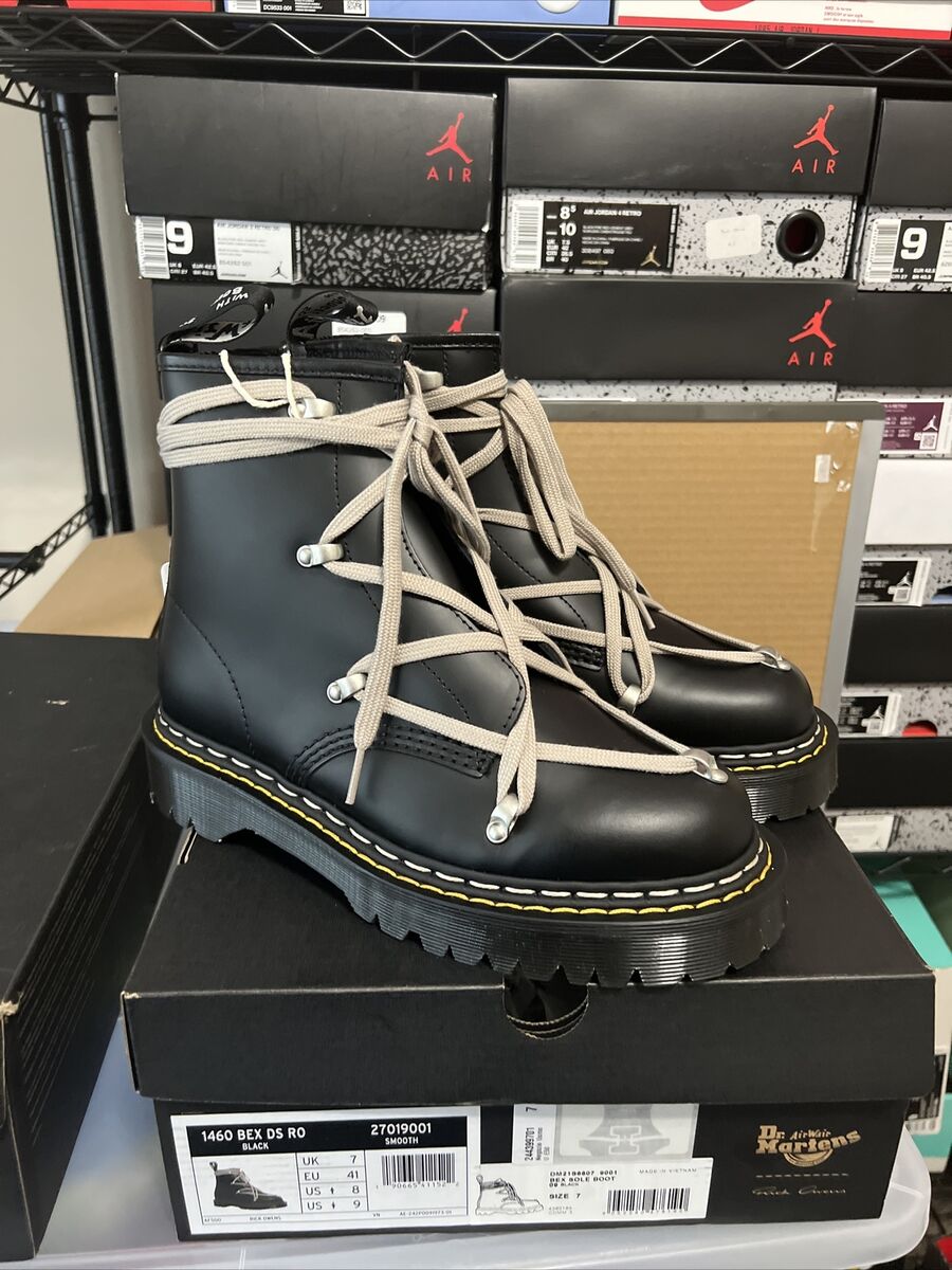 Dr Martens x Rick Owens 1460 Bex Boot Size 8 US Mens