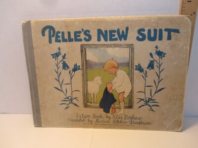 vintage children's picture book PELLE'S NEW SUIT by ELSA BESKOW Harper & Bros