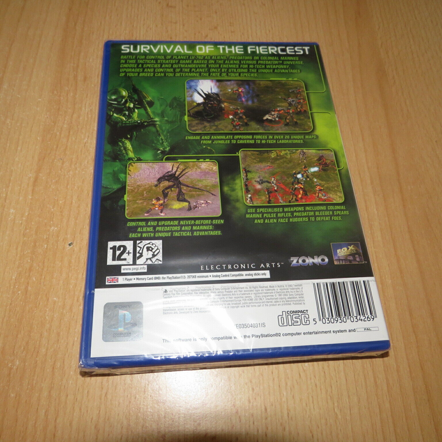 Aliens Vs Predator Extinction Ps2 Seminovo - Troco Jogo Sudoeste