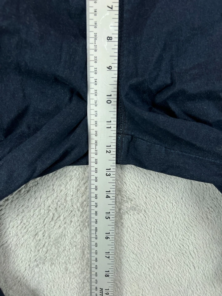 Pantalones de mezclilla QVC Motto Jegging para mujer 10 azules oscuros tiro alto pierna ajustada cónica Foto 3 de 4