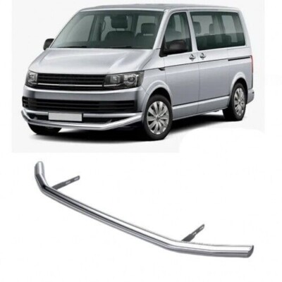 Für 2004 - 2010 VW Transporter Chrom Ø60 Bull Bar Push Bumper Cobra Grill Schutz