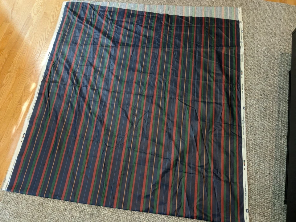 Tela para tapicería a rayas Waverly Doral de 3 yardas serigrafía algodón 54x115 Foto 2 de 4