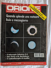 RIVISTA NUOVO ORIONE SETTEMBRE 1999 - CELESTRON G5 RADIOTELESCOPIO ARECIBO