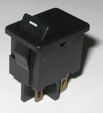 Marquardt 1852 Miniature Panel Mount Rocker Switch - DPST - 125V 6A - 250V 4A